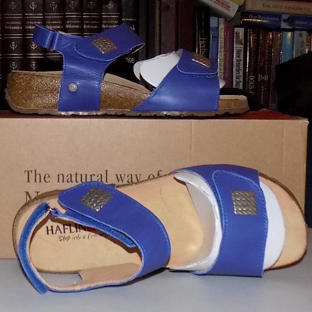 New Haflinger Bella Lilac (blue) leather EU37/US6